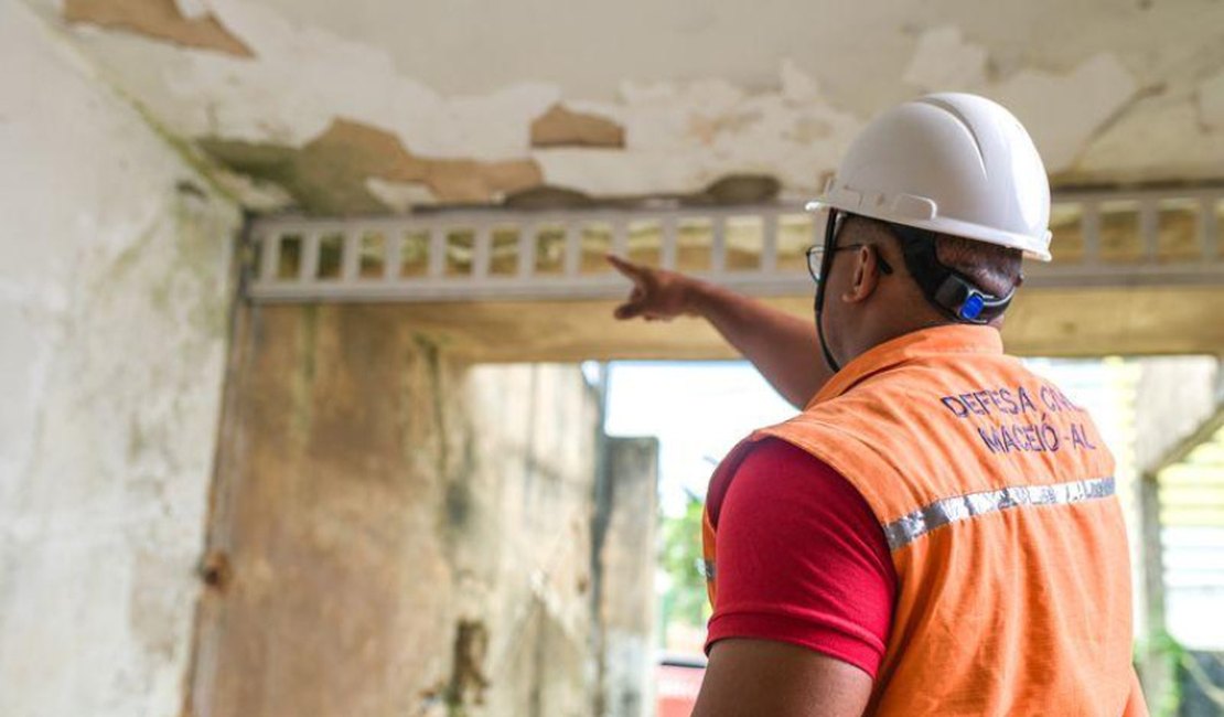 Saiba quais são os casos em que a Defesa Civil de Maceió recomenda demolição de imóveis