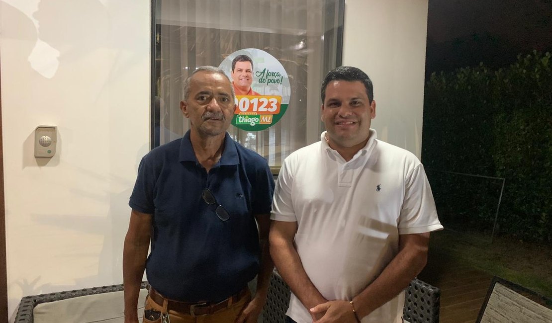 Thiago ML recebe apoio do ex-presidente da Câmara Municipal, Roninho Rios