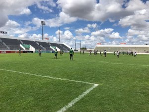 [Vídeo] ASA encerra preparação para o jogo de volta da final do Alagoano