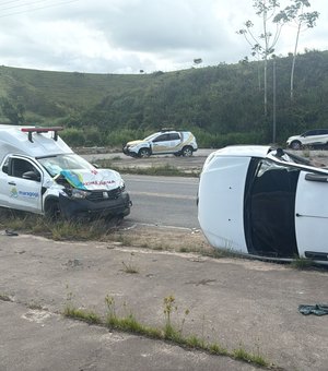 Colisão envolvendo ambulância de Maragogi deixa vítima fatal na rodovia AL-105
