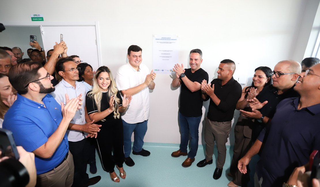 Pedro Carlos entrega UPA e ginásio revitalizado nos 111 anos de Rio Largo