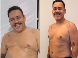 Ex-BBB Lucas Buda mostra físico após perder 31kg
