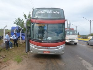 PRF flagra mulher transportando cocaína em ônibus interestadual