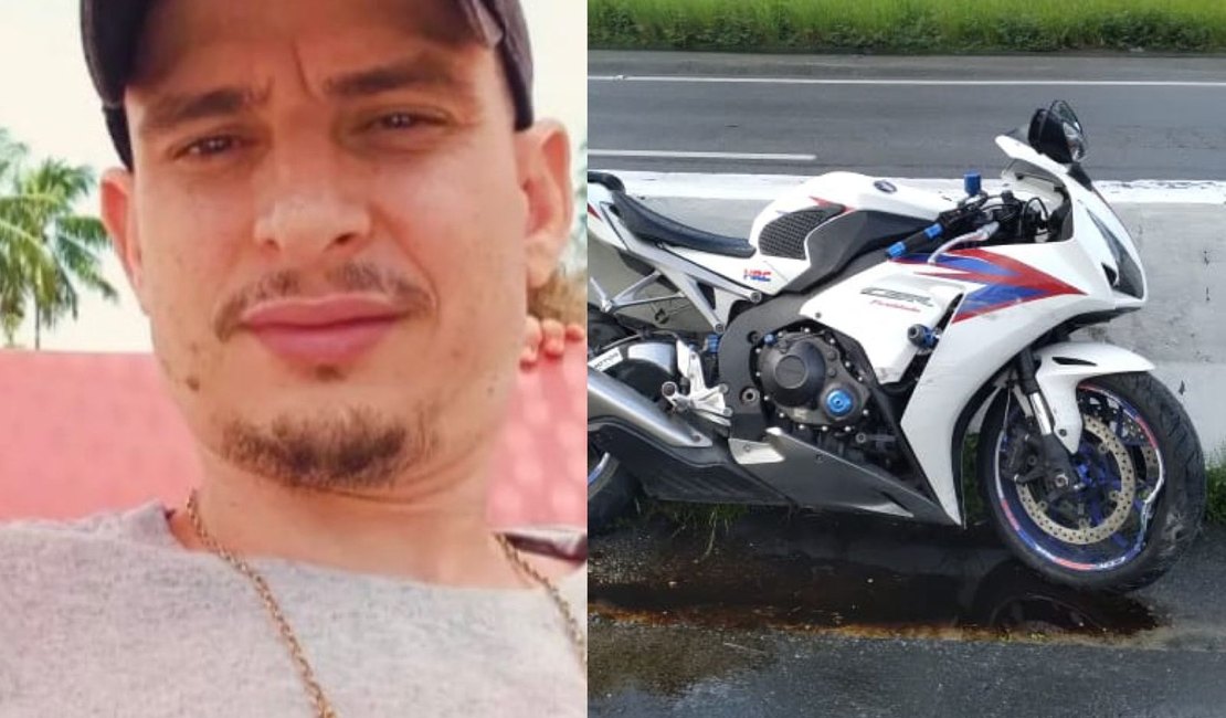 Homem que morreu em acidente de moto na ponte Divaldo Suruagy é identificado