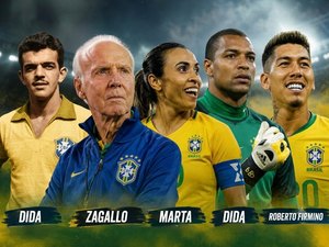 Relembre os atletas alagoanos que defenderam o Brasil em Copas do Mundo