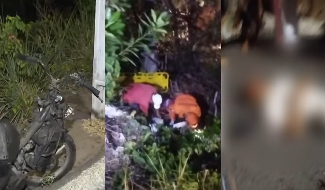 Acidente entre duas motos deixa quatro pessoas feridas em Fernão Velho