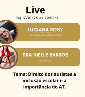 Advogada e psicopedagoga promovem live sobre inclusão escolar de crianças com autismo