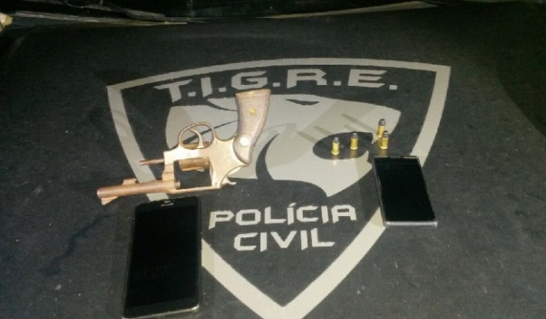 Tigre apreende menor acusado de assaltos à mão armada