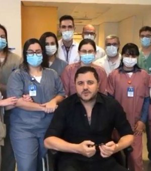 Maurício Manieri recebe alta de hospital após sofrer enfarte