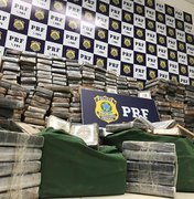 PRF faz em Alagoas uma das maiores apreensões de cocaína realizadas no país