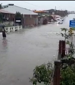 [Vídeo] Girau do Ponciano e Olho D'água Grande também foram atingidos pelas fortes chuvas