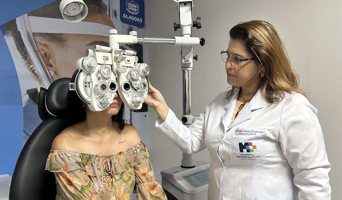 Hospital Metropolitano de Alagoas reforça cuidados com a saúde ocular