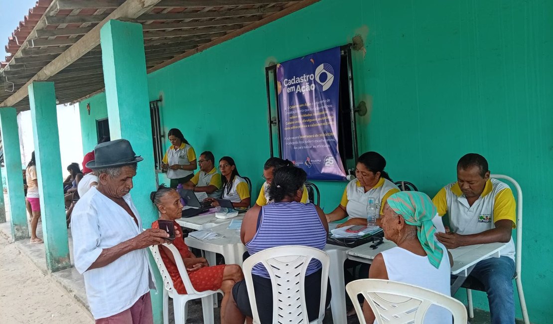 Prefeitura de Traipu realiza Cadastro em Ação celebrando 25 anos do Cadastro Único