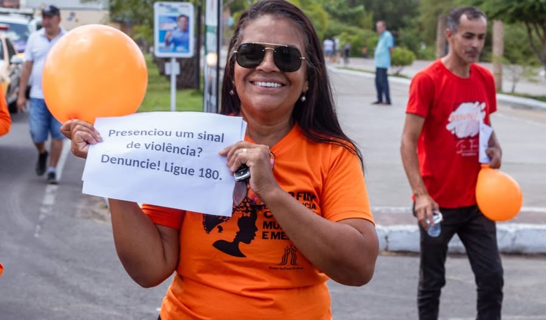 Movimento nacional mobiliza Arapiraca pelo fim da violência contra mulheres e meninas