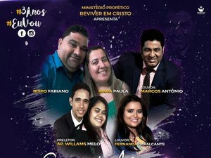 Marcos Antônio é atração de evento Gospel em Arapiraca