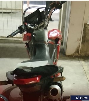 Motoqueiro é detido por receptação e veículo é apreendido em Matriz de Camaragibe