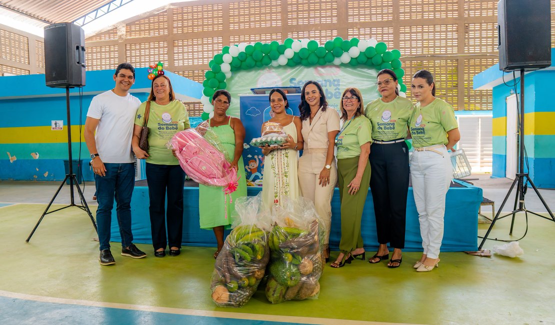 Prefeitura de Maragogi encerra Semana do Bebê 2026 com entrega de enxovais e cestas verdes