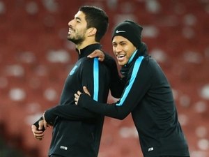 Neymar e Súarezs: Amigos e rivais