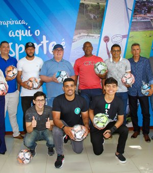 Escolinhas de futebol de base recebem apoio da Prefeitura de Arapiraca