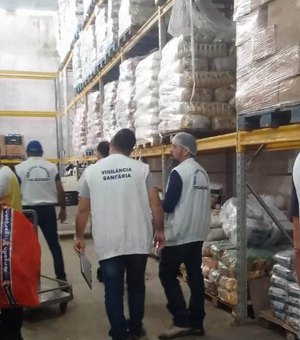 Vigilância Sanitária apreende 650 kg de produtos impróprios para o consumo em Maceió