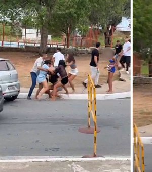 [Vídeo] Briga generalizada após festa termina com pedradas e tiros no município de Piranhas