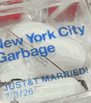 Artista lucra recolhendo e vendendo lixo do casamento da cantora Taylor Swift