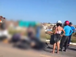 Motociclista fica ferido após colidir na traseira de carro em Palmeira dos Índios