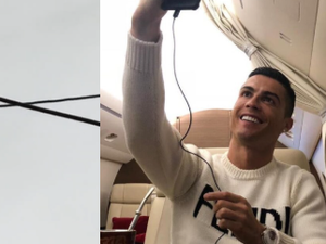Rastro misterioso no céu de Arapiraca era de jato do mesmo modelo usado por Cristiano Ronaldo