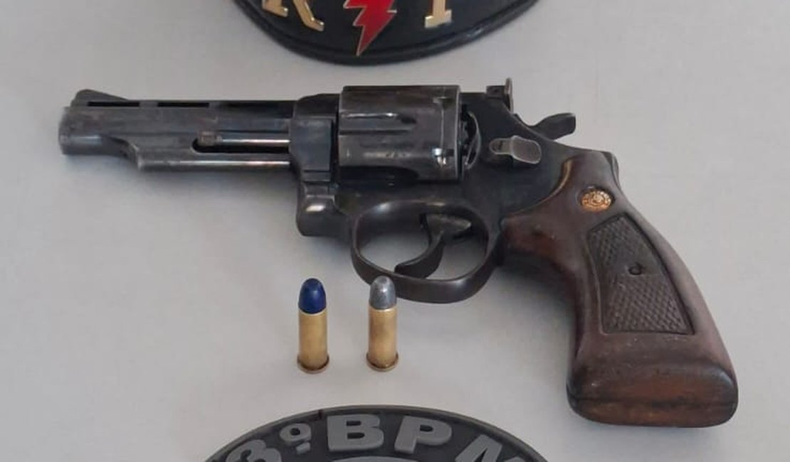 Homem é preso por posse ilegal de arma de fogo no povoado Folha Miúda, em Craíbas
