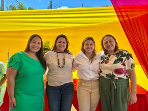 Dona Dênia e Samyra do Basto promovem Café das Mães em Girau do Ponciano