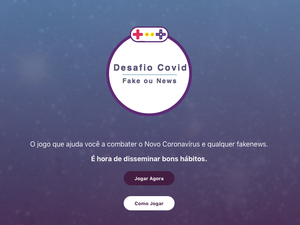 Alagoano e pernambucano lançam jogo com informações do Coronavírus