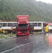 Dois acidentes são registrados na BR 101 em São Miguel