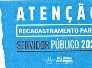Prefeitura de Palmeira realizará recadastramento de todos os servidores públicos municipais