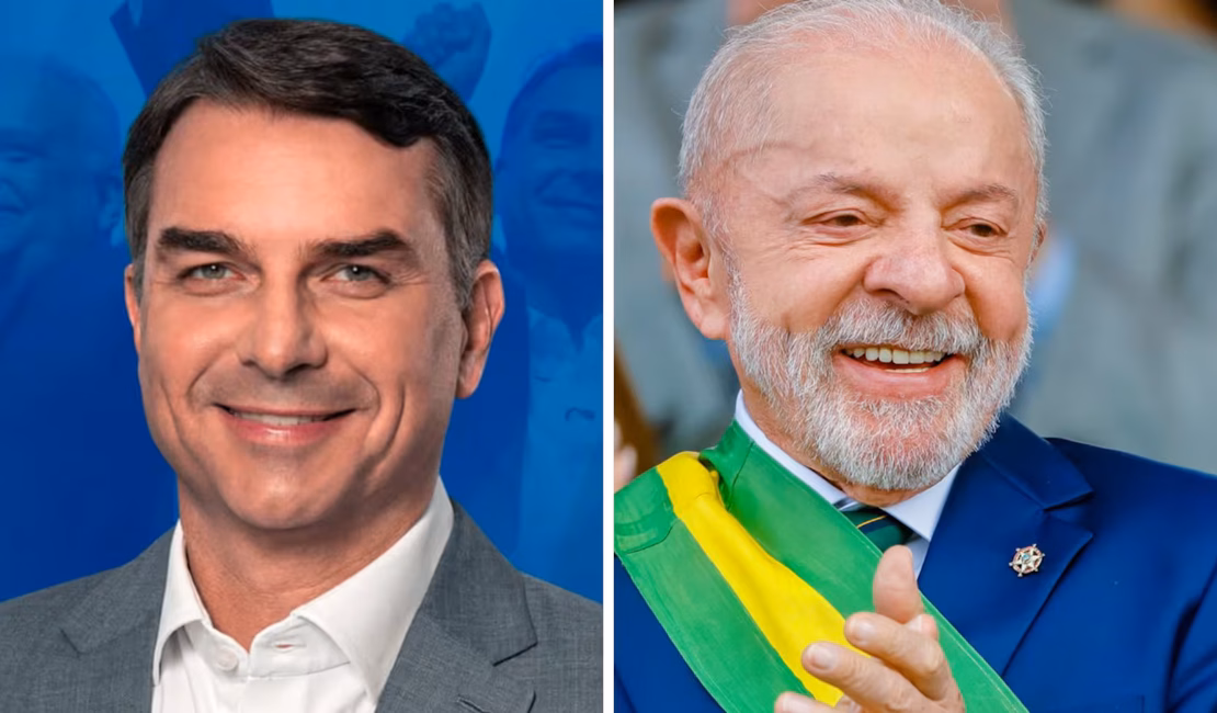 BTG/Nexus: Flávio Bolsonaro aparece com 46% e Lula com 45% no 2º turno