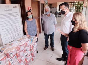 Entidades sociassistenciais recebem cestas nutricionais