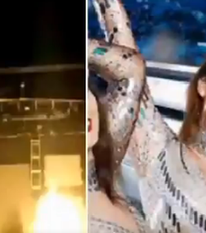 [Vídeo] Cantora morre atingida por fogos de artifício durante show