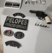Drogas , arma e munições são apreendidas na cidade de São Sebastião