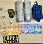 Policiais militares da Copes prendem traficante de drogas em Cacimbinhas