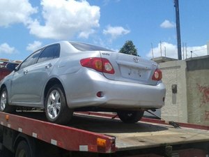 Polícia Civil localiza carro roubado na Bahia, em Arapiraca