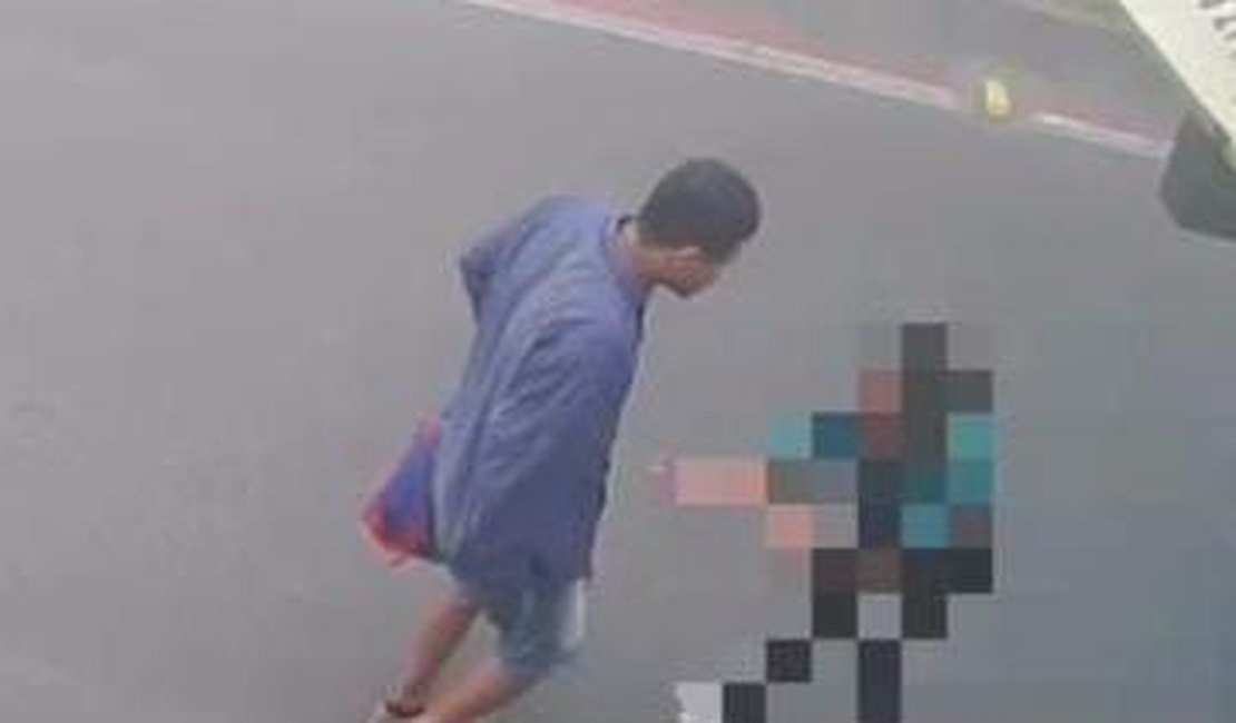Vídeo mostra mulher sendo agredida por homem no Eustáquio Gomes