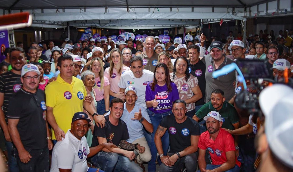 Renato Filho e Fátima Canuto inauguram comitê em Atalaia e intensificam campanha nas ruas