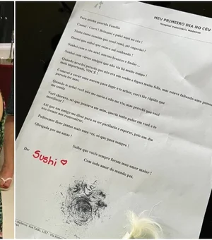 Jovem recebe carta após falecimento do cãozinho de estimação e web se emociona