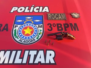 Adolescente é apreendido com arma de fogo de numeração suprimida em Arapiraca