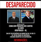 Familares pedem ajuda para encontrar homem desaparecido, em Arapiraca