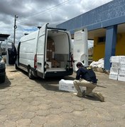 PRF apreende mais de uma tonelada de frutos do mar sem nota fiscal em São Sebastião