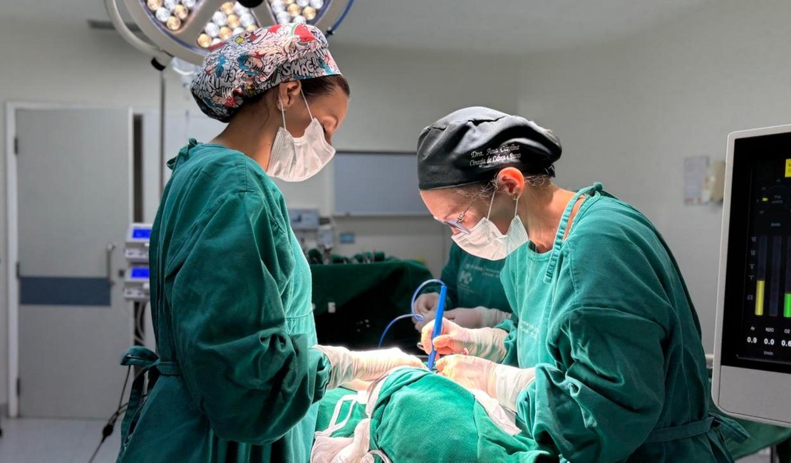Hospital Metropolitano de Alagoas trata câncer de tireoide com cirurgia de cabeça e pescoço