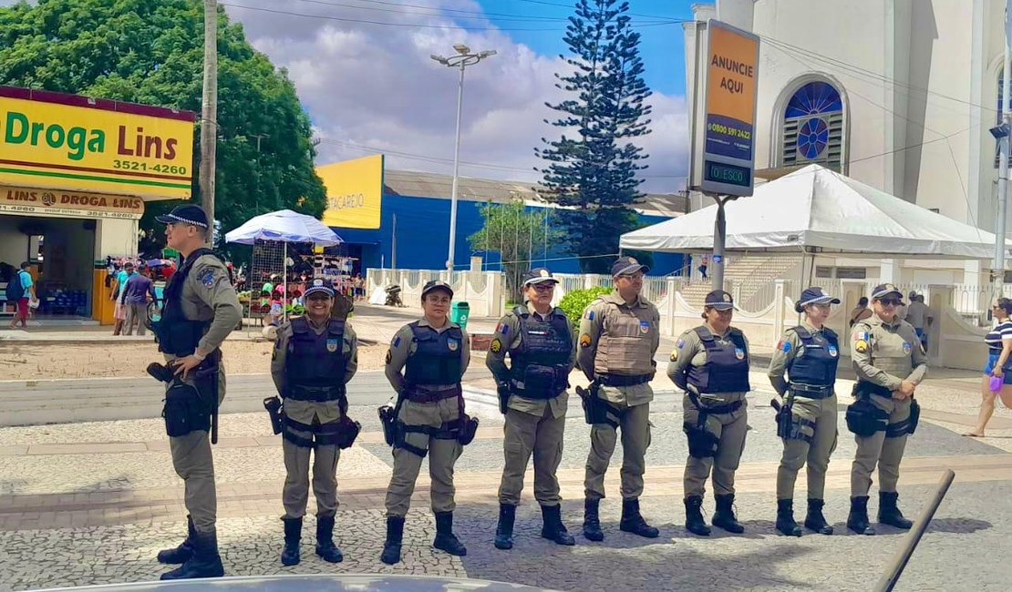 3º Batalhão reforça policiamento, em Arapiraca, neste final de ano