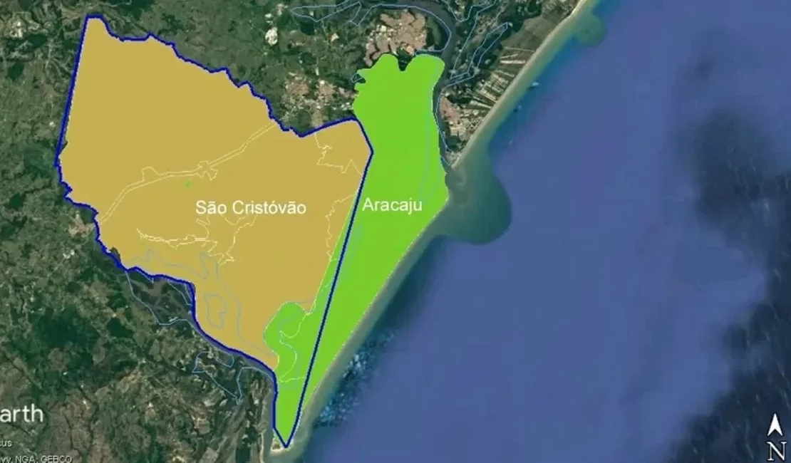 Tribunal nega última ação e manda Aracaju devolver 20 km² a cidade vizinha