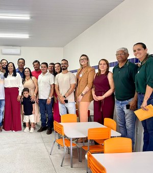 Escola com um dos maiores Idebs de Alagoas é reformada e ampliada em Lagoa da Canoa