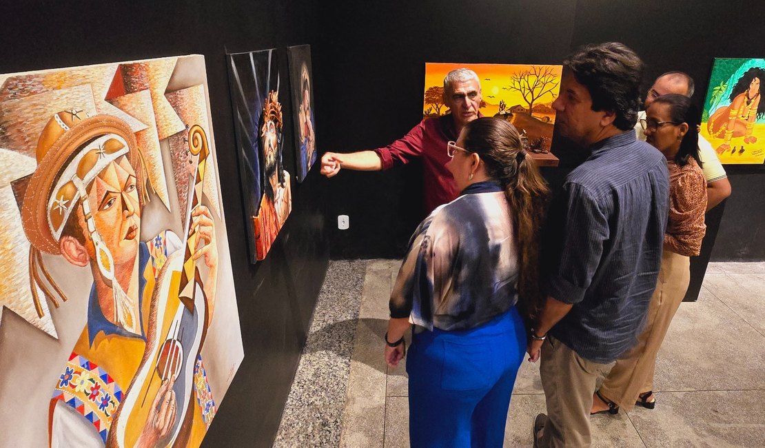 Exposição “Duetos – Compartilhar o Fazer Artístico” nesta segunda (21) na Uneal de Arapiraca